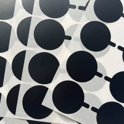 برچسب وینیل خصوصی دایره چاپ چسب برچسب های مهر و موم دستکاری سفارشی ضد آب