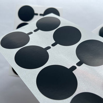 برچسب وینیل خصوصی دایره چاپ چسب برچسب های مهر و موم دستکاری سفارشی ضد آب