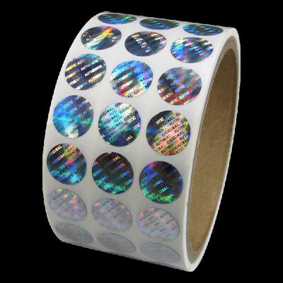برچسب های هولوگرام امنیتی 2 * 3 سانتی متر 3D متحرک گریتینگ