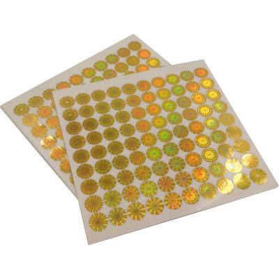برچسب های هولوگرام امنیتی CMYK Printing