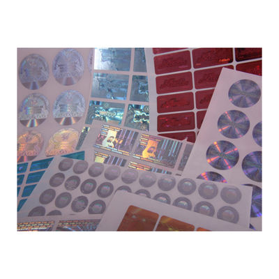 برچسب های ضد آب Die Cut Security هولوگرام ، برچسب اصلی هولوگرام
