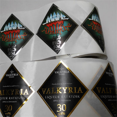 طراحی مارک در برچسب شراب خود چسب برچسب بطری رول / ورق