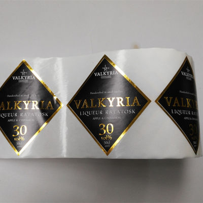 طراحی مارک در برچسب شراب خود چسب برچسب بطری رول / ورق