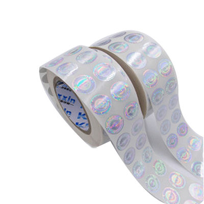 Hot Stamping اندازه سفارشی برچسب های امنیتی آشکار