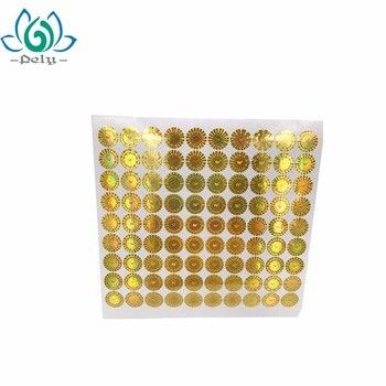 ضد جعل و تقلب 2D Tamper Evident Security Labels، Tamper Proof Hologram Stickers
