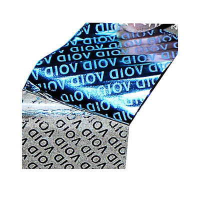 Logo Die Cut Tamper Evident Security Labels را سفارشی کنید