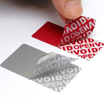 برچسب های ضد جعلی هولوگرافی وینیل ISO9001 Security