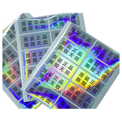 برچسب های امنیتی ضد جعلی CMYK Color Tamper Evident