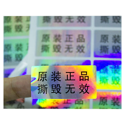 برچسب های امنیتی ضد جعلی CMYK Color Tamper Evident