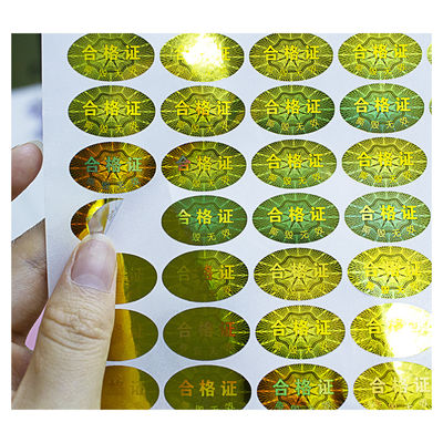 برچسب های هولوگرافی سفارشی ضد قلابی Die Die Cut