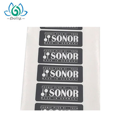 Dumb Black CMYK PET Label Printing Self Self Adhesive