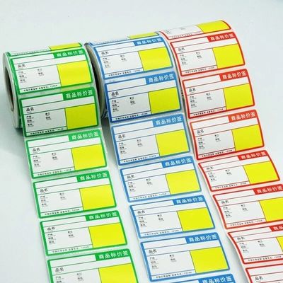 برچسب های قفسه برچسب قفسه سوپرمارکت Flexographic CMYK برای فروشگاه های مواد غذایی
