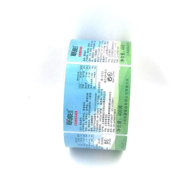 برچسب های بسته بندی مواد غذایی کاغذی / پی وی سی برای گوشت گوشت گاو تازه یا میان وعده گوشت گاو آسیاب شده
